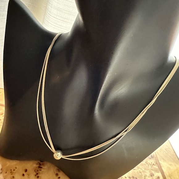 Sterling Silver Silpada Multi Strand Ball Necklace - Picture 3 of 6